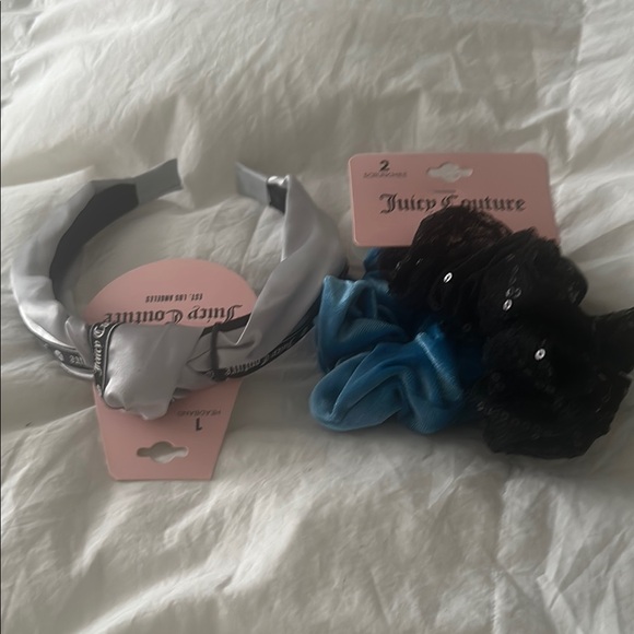 Juicy Couture Other - Juicy Couture Silver and Black Hair Accessories Set